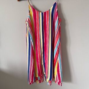 NWOT Francesca’s Rainbow Dress